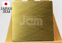 Satin Hairline/ Platinum-Gold stainless steel sheet/ plate